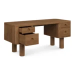 Adel 66.5_ Desk - Smoked Oak