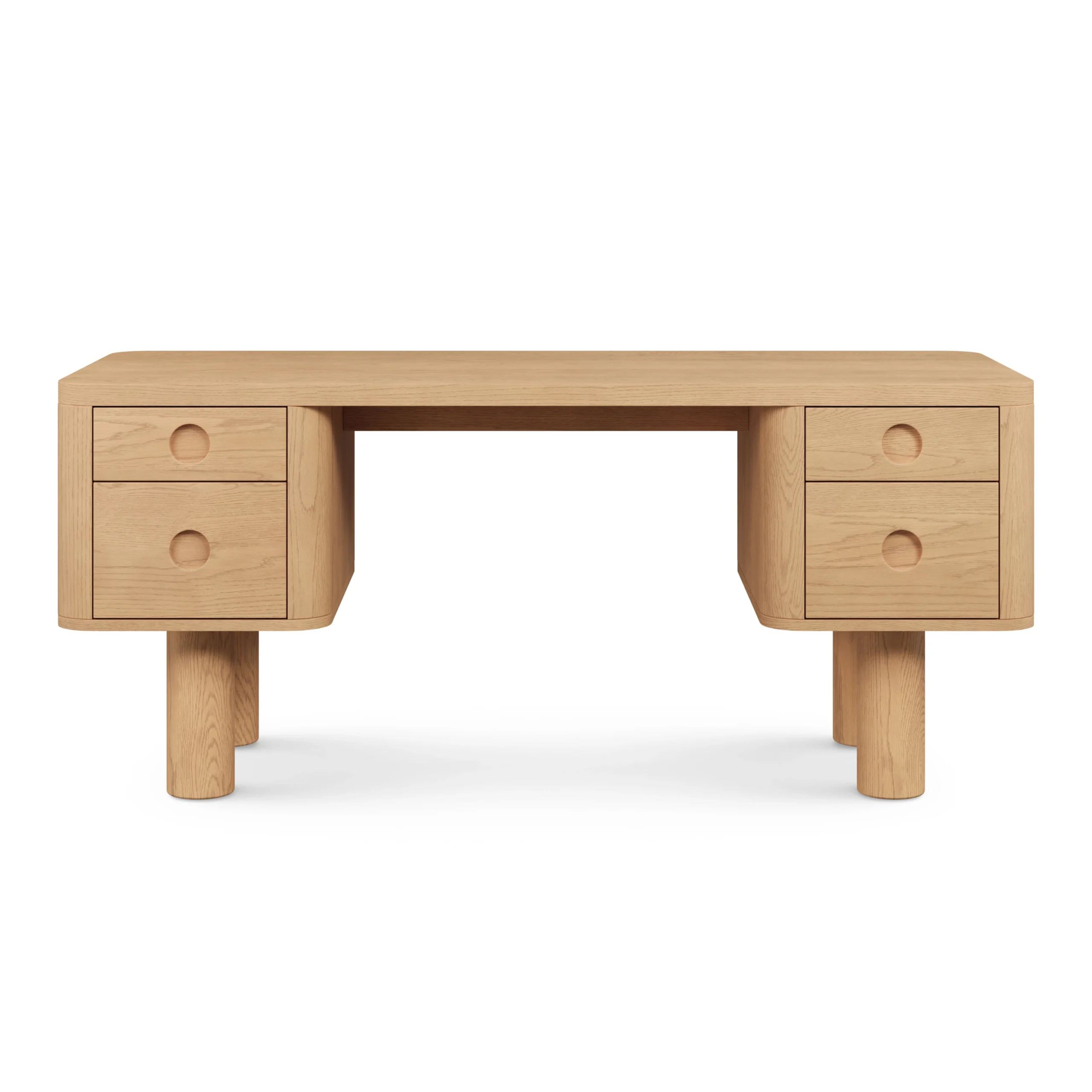 Adel 66.5_ Desk - White Oak - Image 15