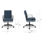 Gerven Office Chair - Ultramarine Blue