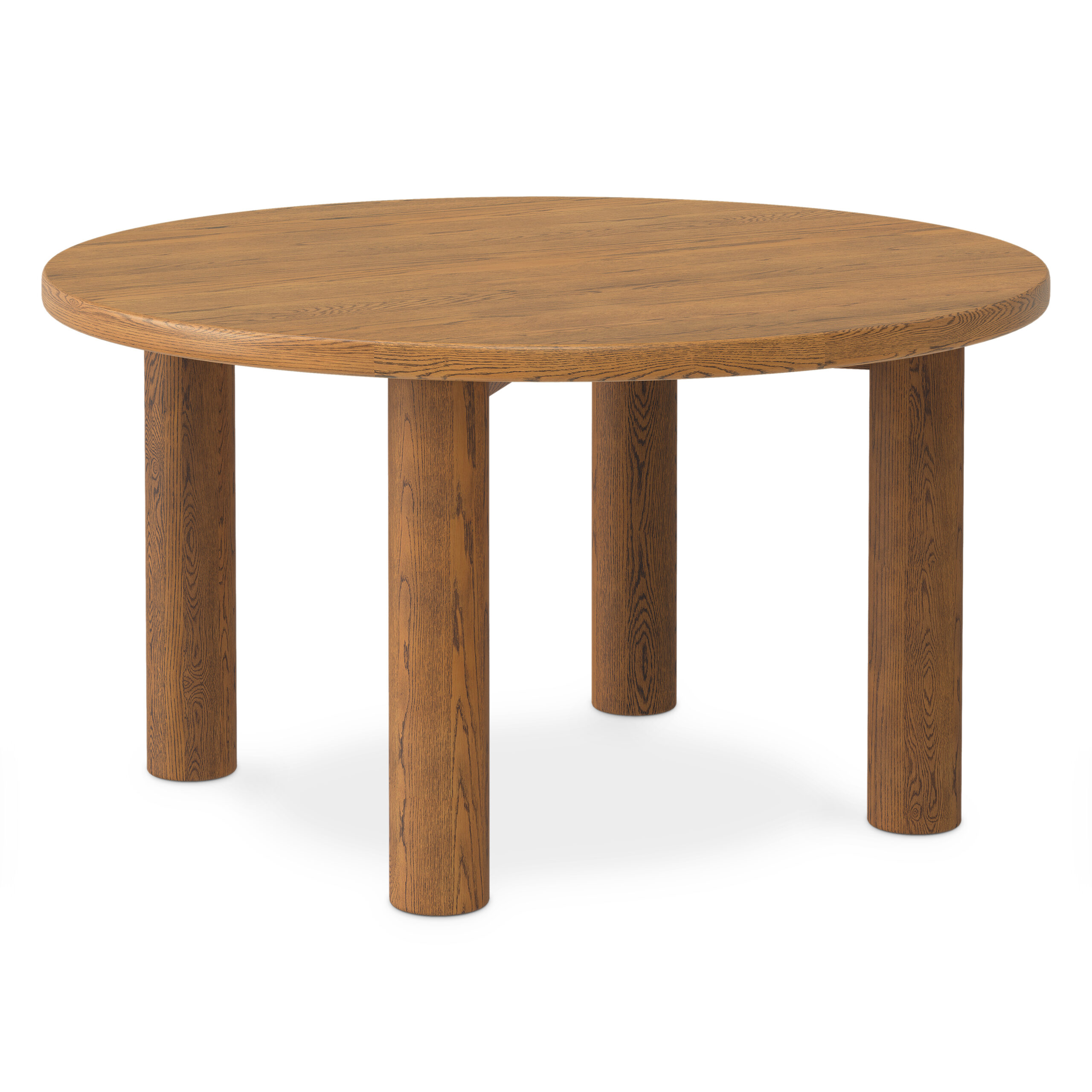 Adel 55.5_ Round Dining Table - Smoked Oak-20260127T133956Z-3-001 - Image 10