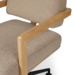 Aquila Office Chair - Sandstone Wool Bouclé