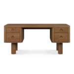 Adel 66.5_ Desk - Smoked Oak