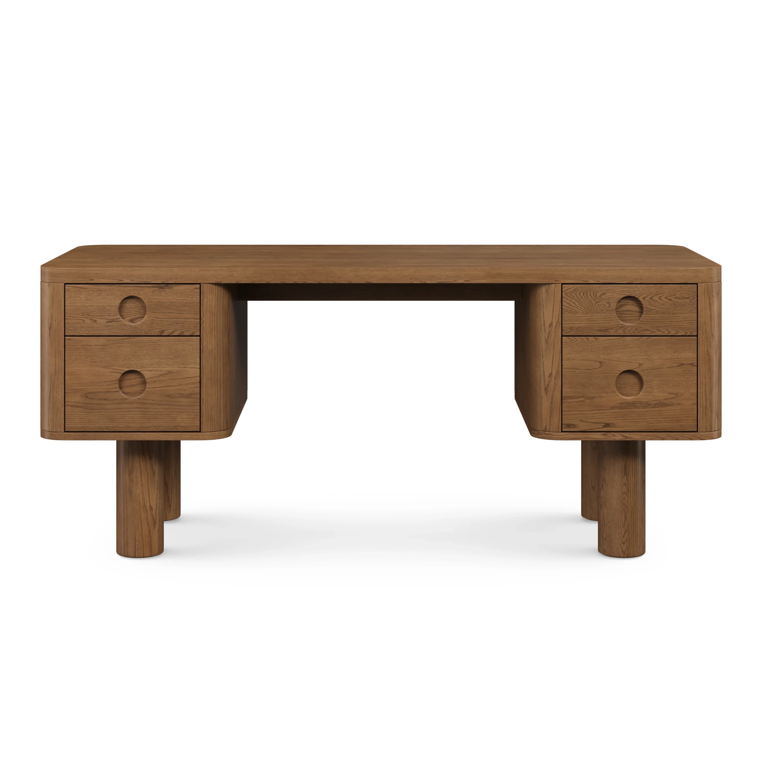 Adel 66.5_ Desk - Smoked Oak - Image 9