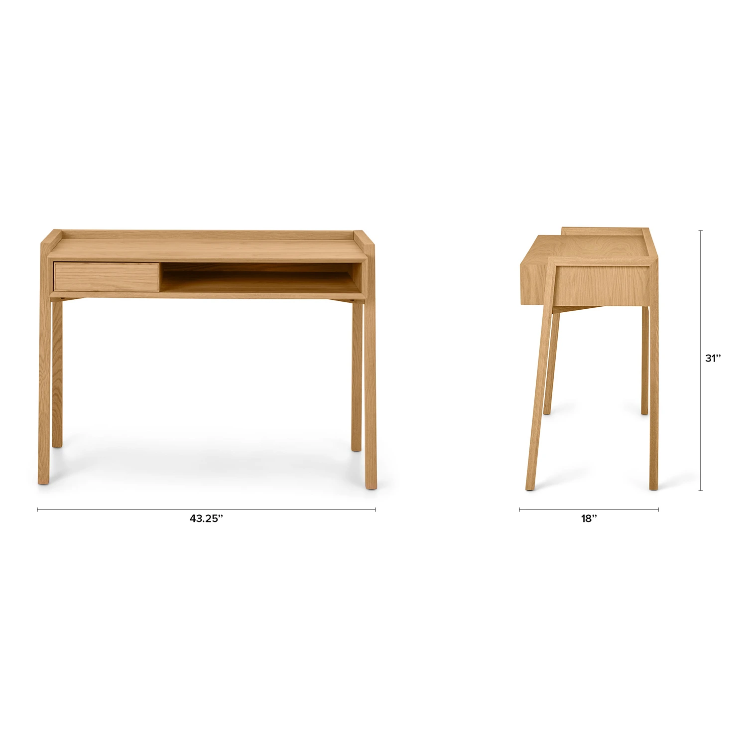 Fantol 43.25_ Desk - Natural Oak - Image 9