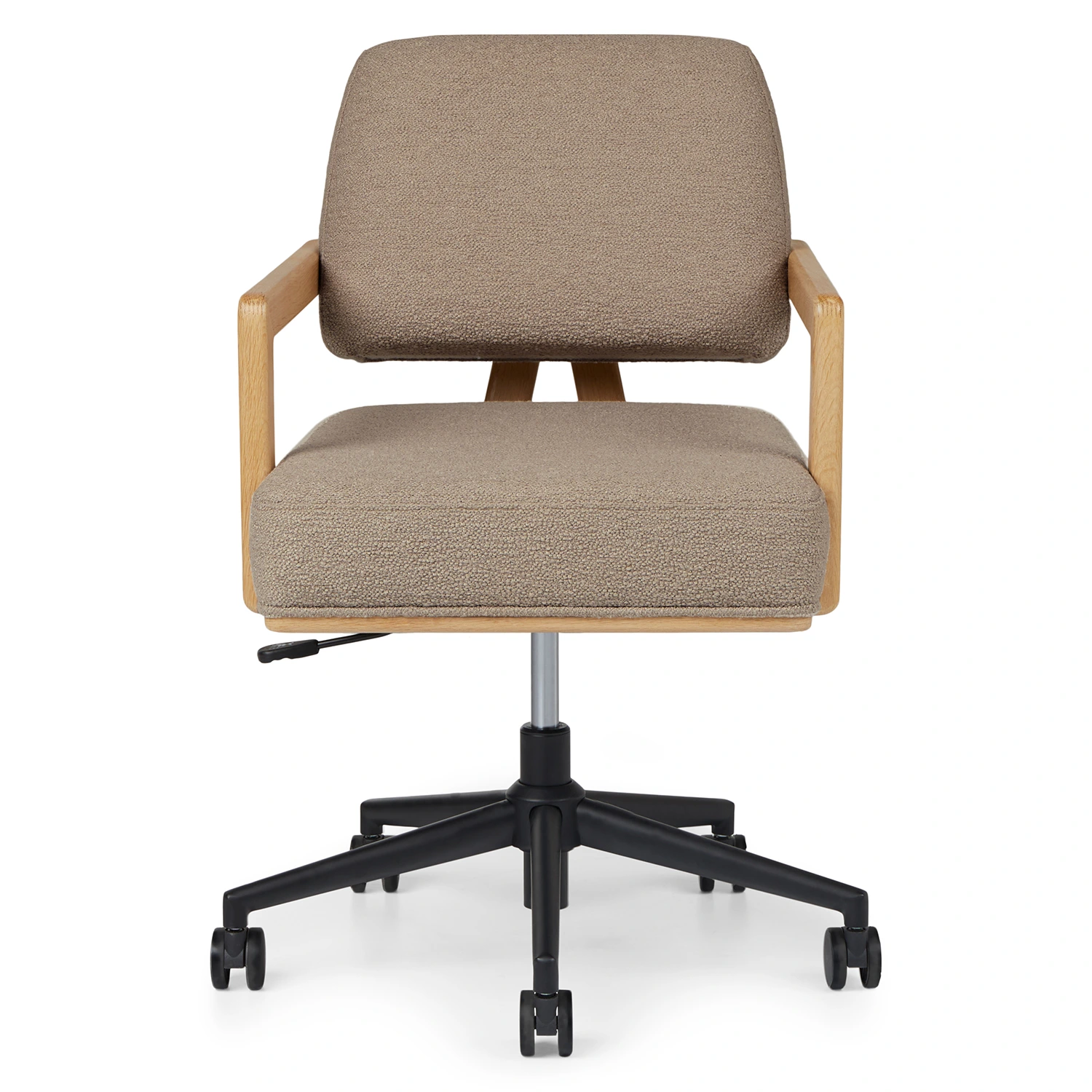 Aquila Office Chair - Sandstone Wool Bouclé - Image 10