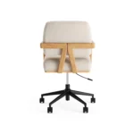 Aquila Office Chair - Ivory Wool Bouclé