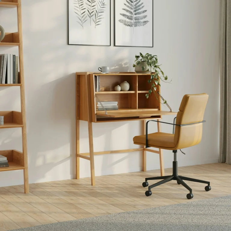 Gerven Leather Office Chair - Charme Tan