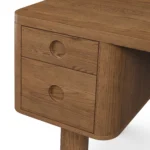 Adel 66.5_ Desk - Smoked Oak