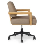 Aquila Office Chair - Sandstone Wool Bouclé