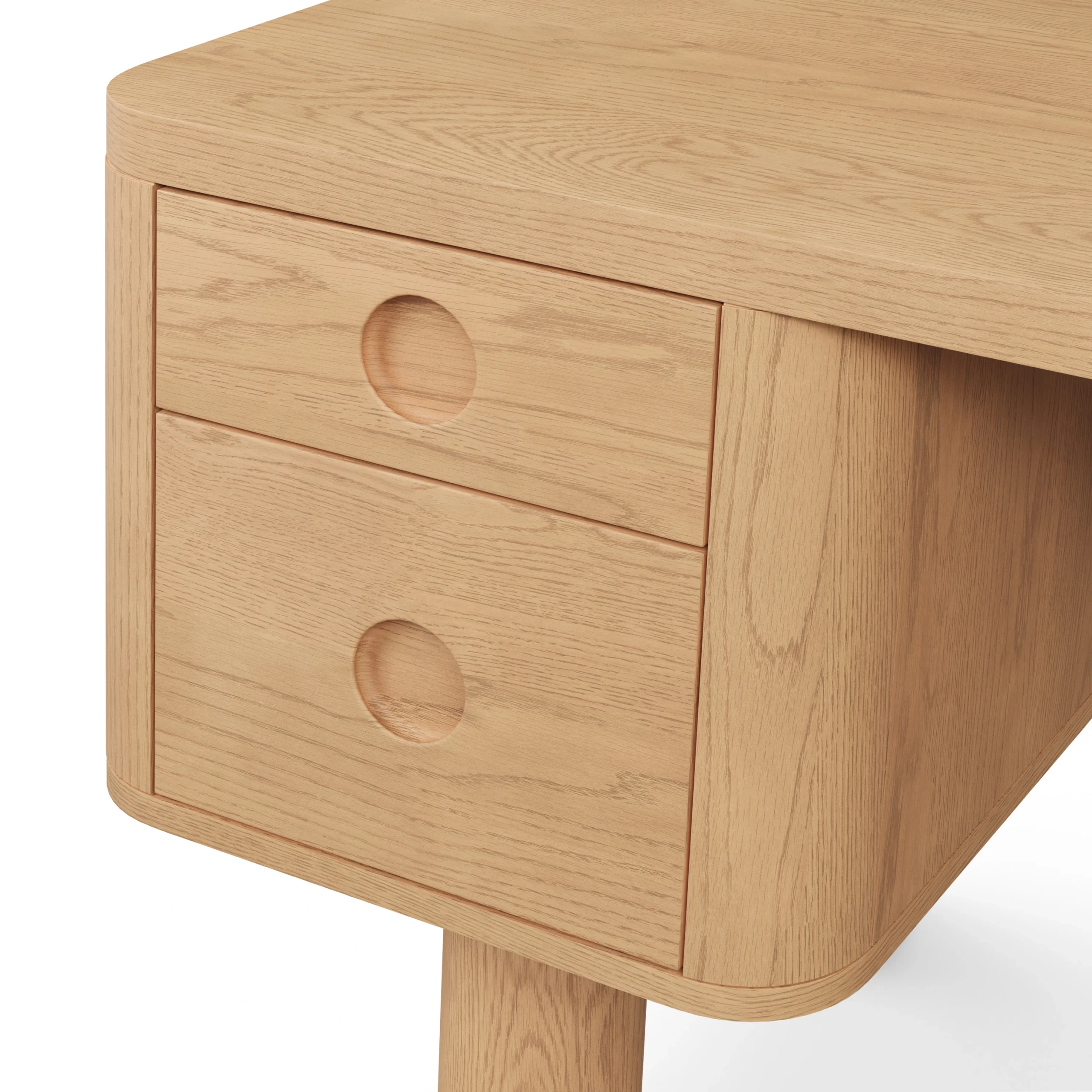 Adel 66.5_ Desk - White Oak - Image 8