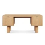 Adel 66.5_ Desk - White Oak