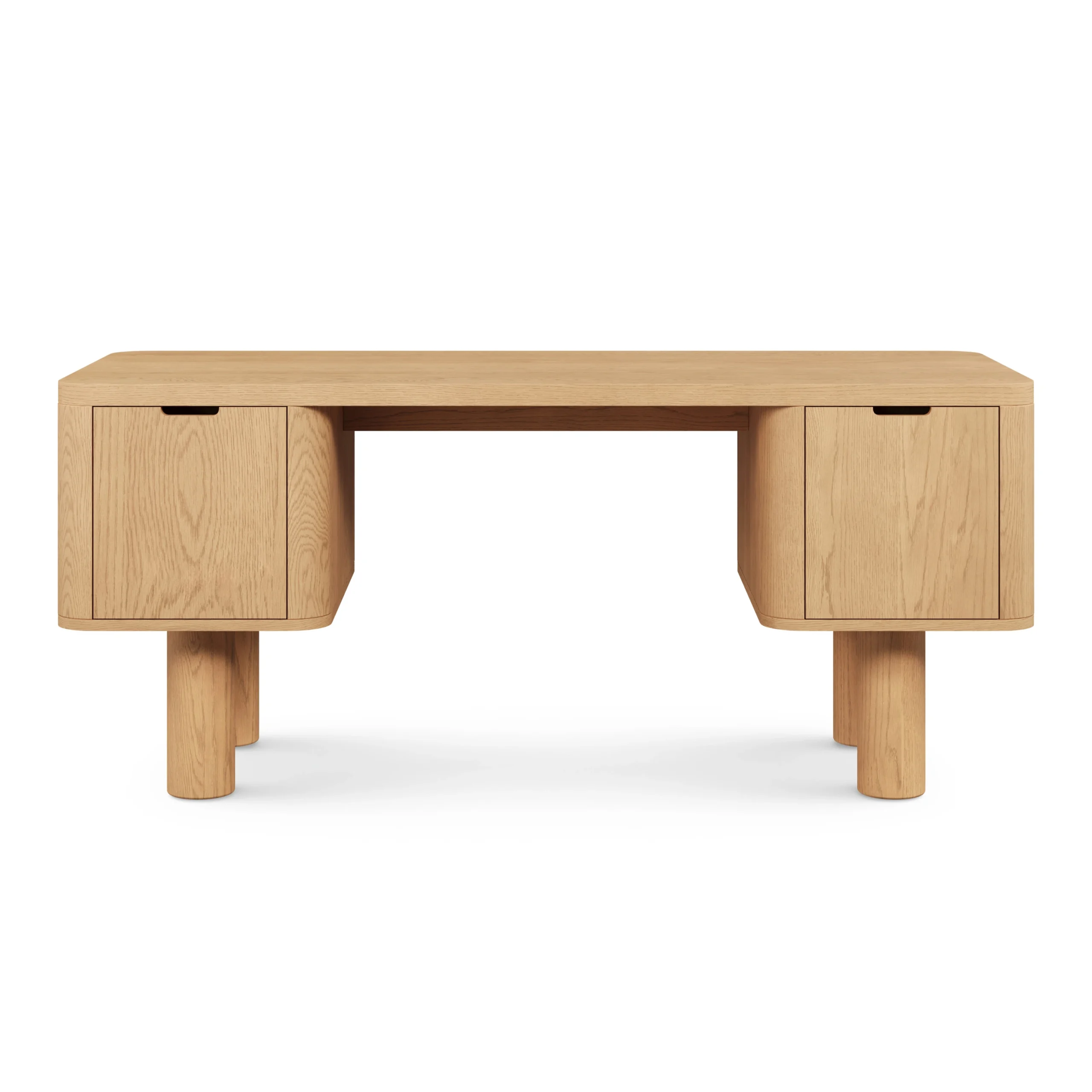 Adel 66.5_ Desk - White Oak - Image 7