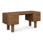Adel 66.5_ Desk - Smoked Oak