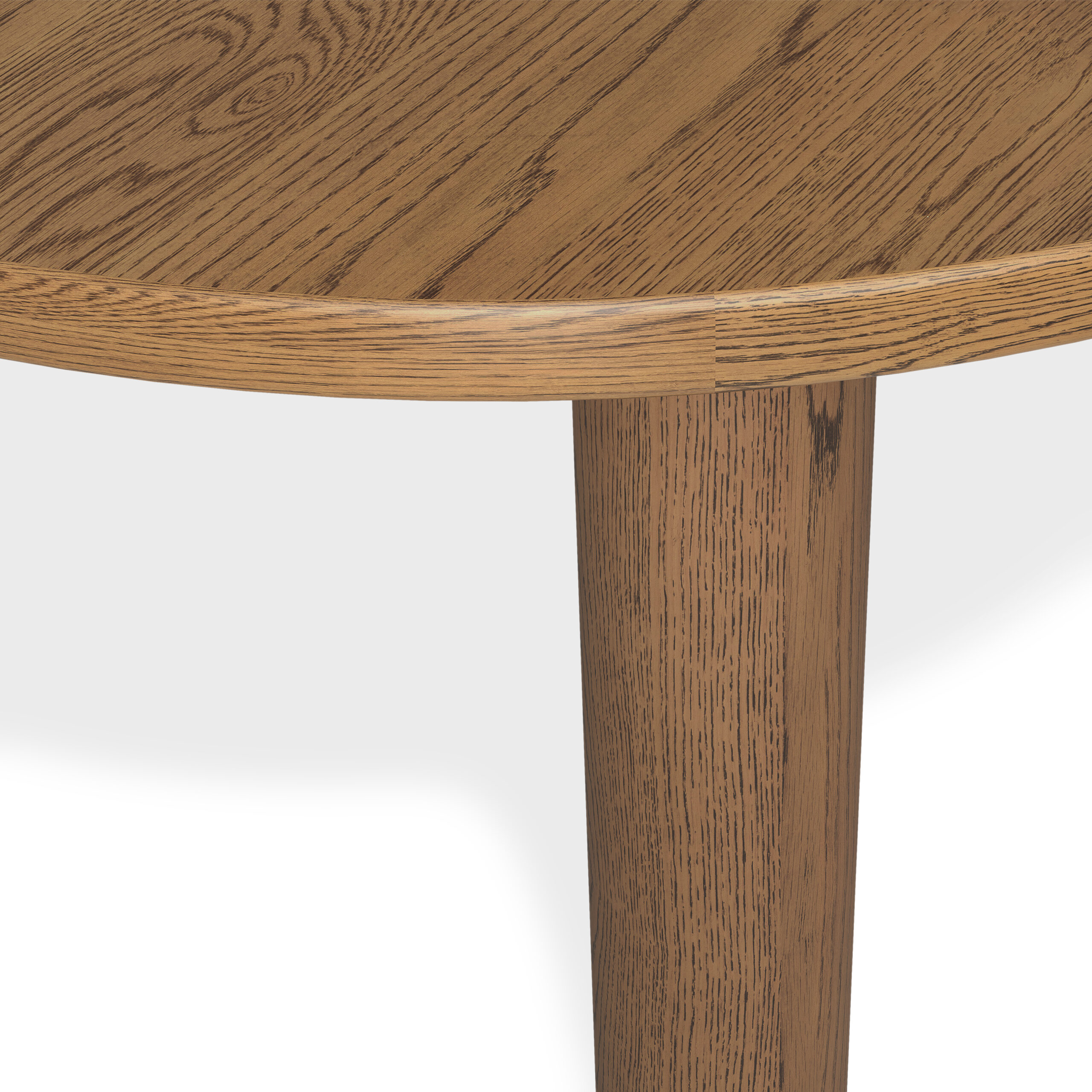 Adel 55.5_ Round Dining Table - Smoked Oak-20260127T133956Z-3-001 - Image 4