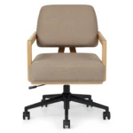 Aquila Office Chair - Sandstone Wool Bouclé