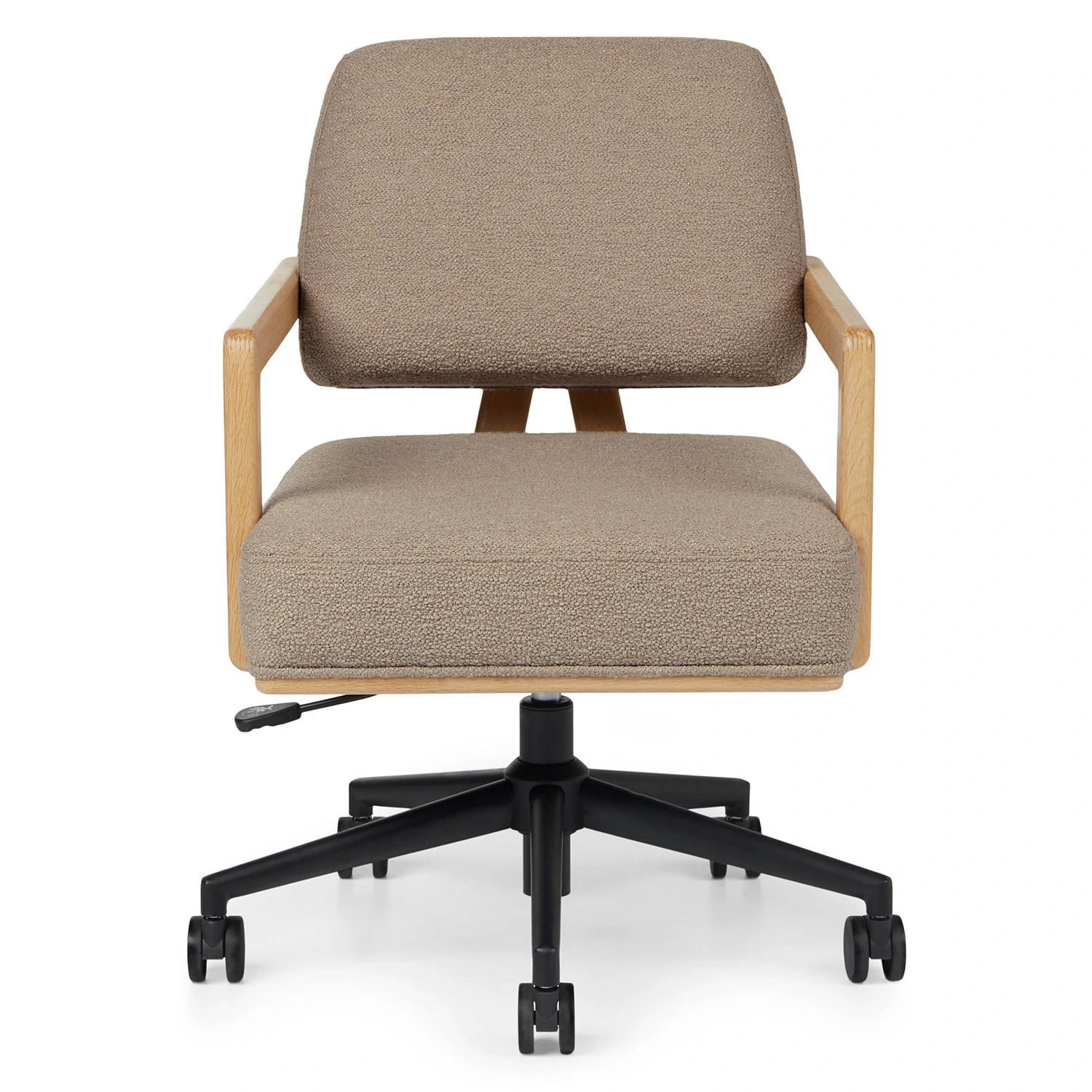 Aquila Office Chair - Sandstone Wool Bouclé - Image 4
