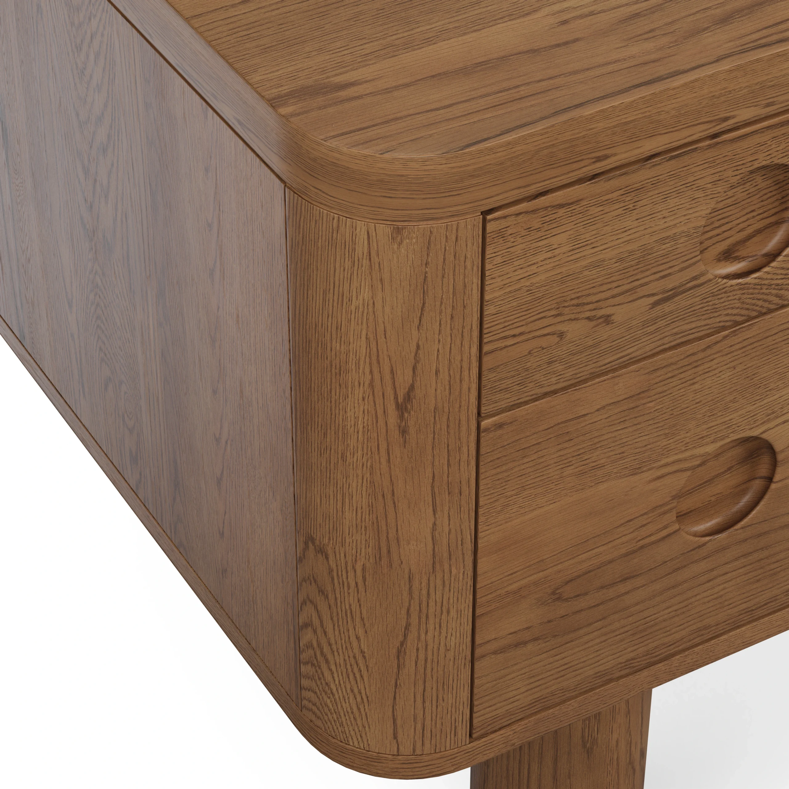 Adel 66.5_ Desk - Smoked Oak - Image 3