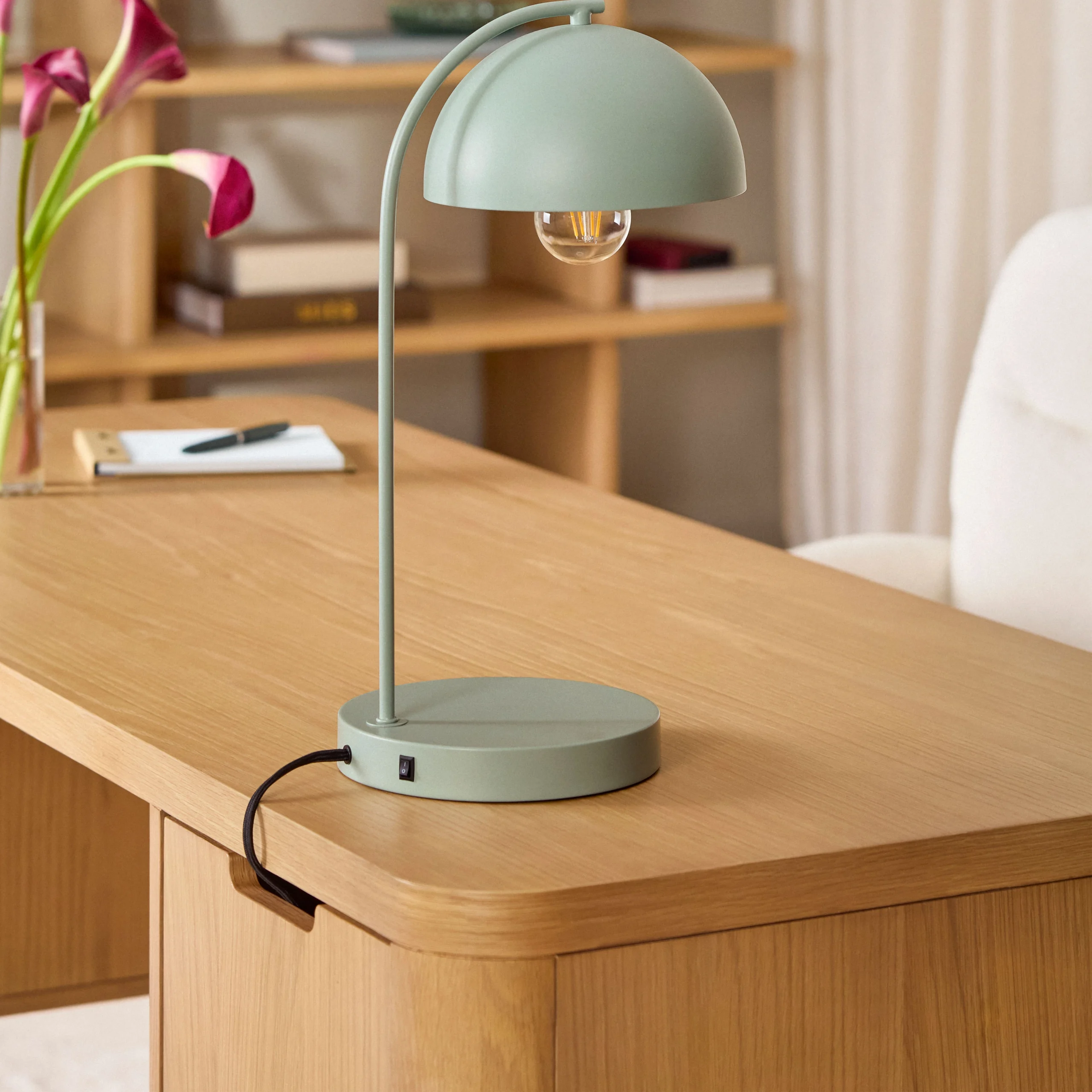 Adel 66.5_ Desk - White Oak - Image 5