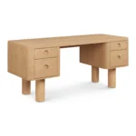 Adel 66.5_ Desk - White Oak