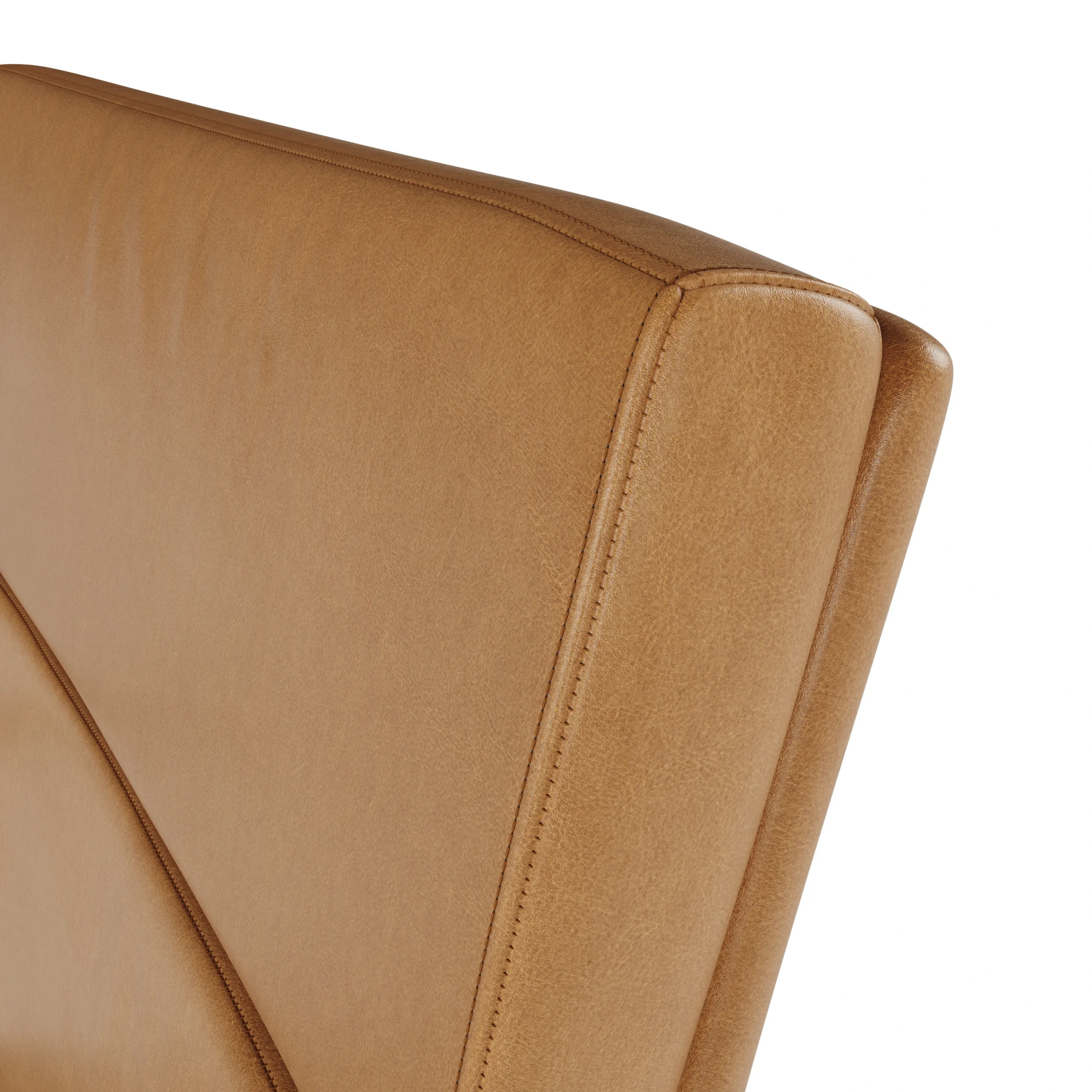 Gerven Leather Office Chair - Charme Tan - Image 4