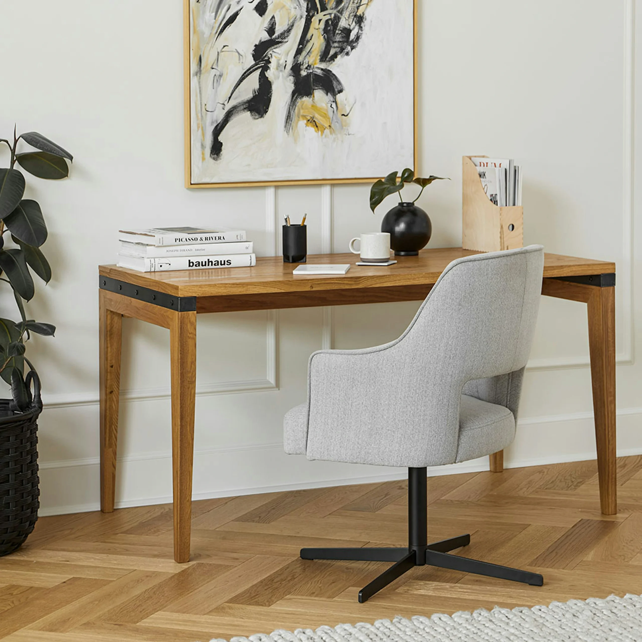 Madera 54_ Desk - Oak