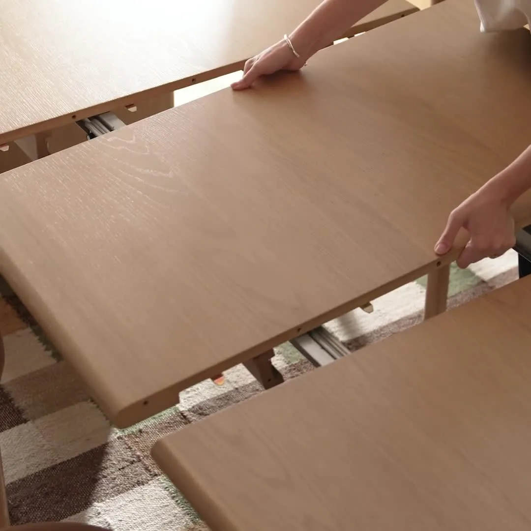 Torme 82.75_ - 104.25_ Extendable Dining Table - White Oak - Image 2