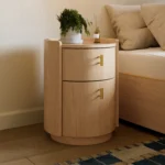 Miila 2-Drawer Nightstand - White Oak