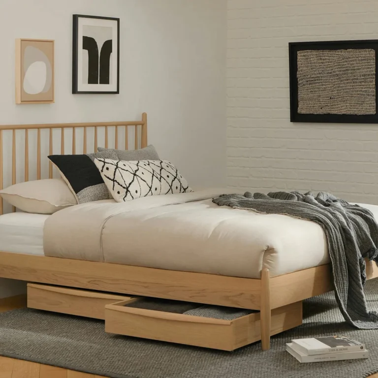 Lenia Underbed Storage Drawer Set - White Oak