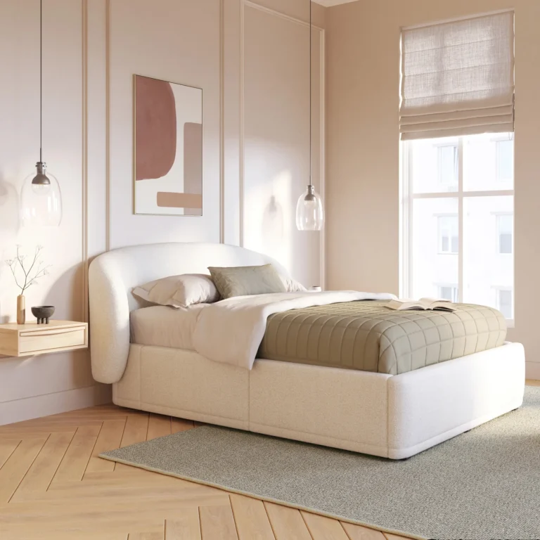 Lenia Floating Nightstand - Walnut