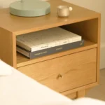 Cooper 1-Drawer Nightstand - Natural Oak