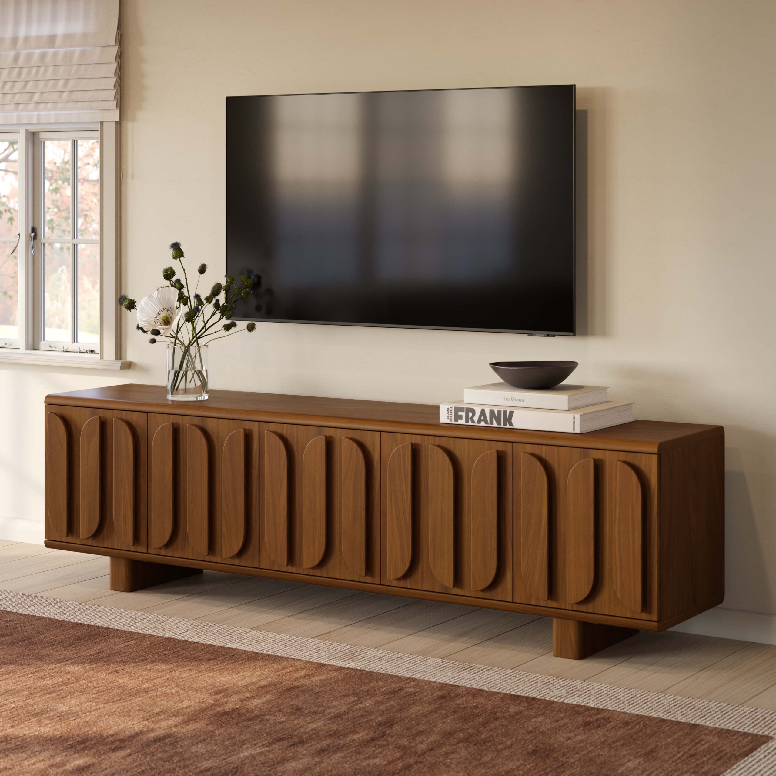 Ansel 79_ Media Unit - Walnut