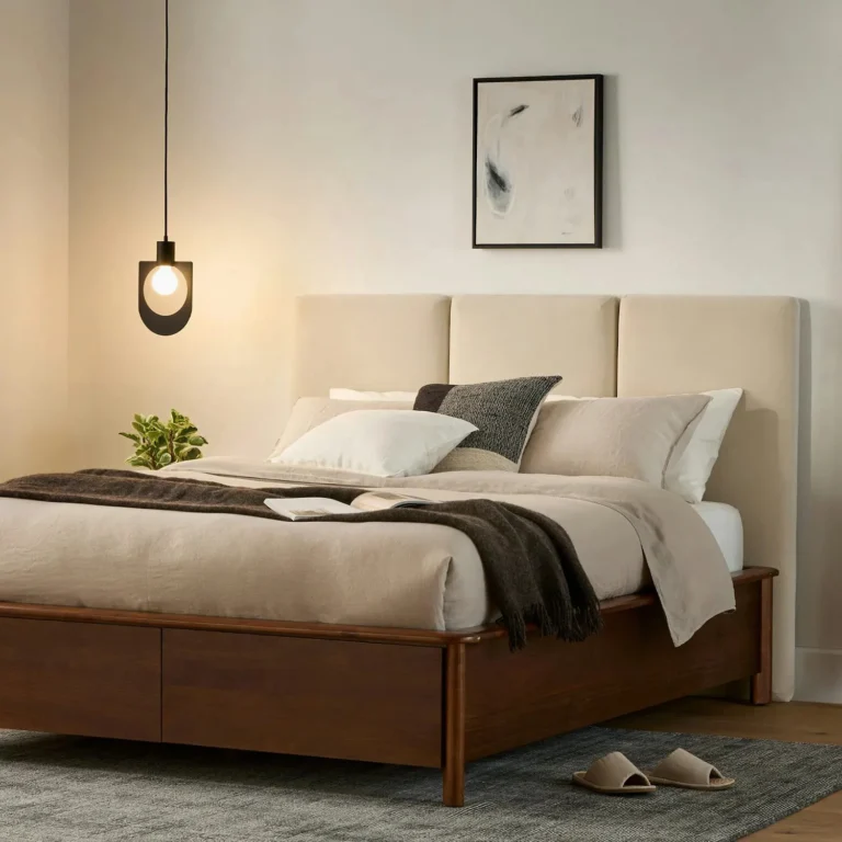 Noel Queen Velvet Headboard - Plush Pacific Sage