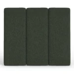 Noel Queen Tall Headboard - Green Wool Bouclé