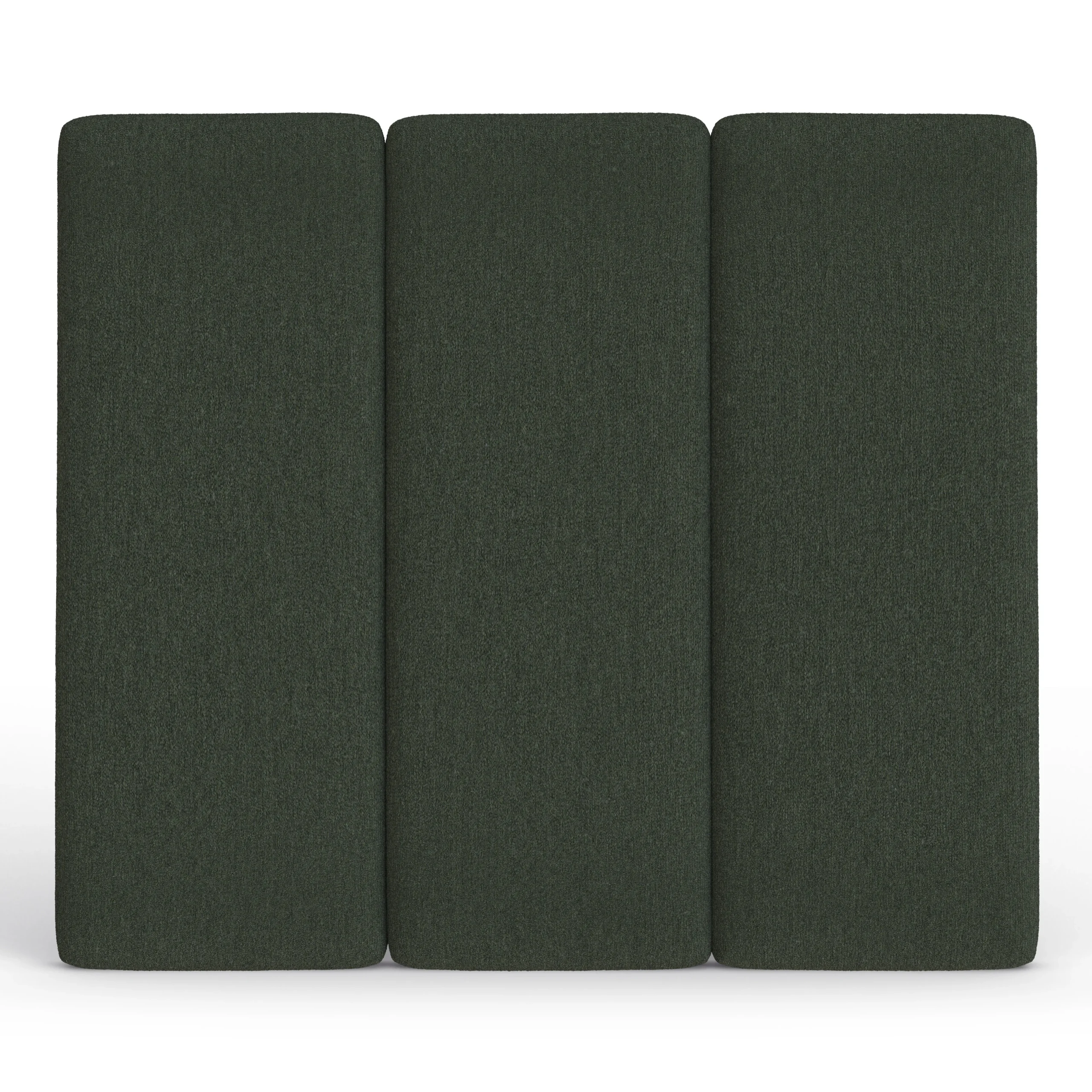 Noel Queen Tall Headboard - Green Wool Bouclé - Image 2