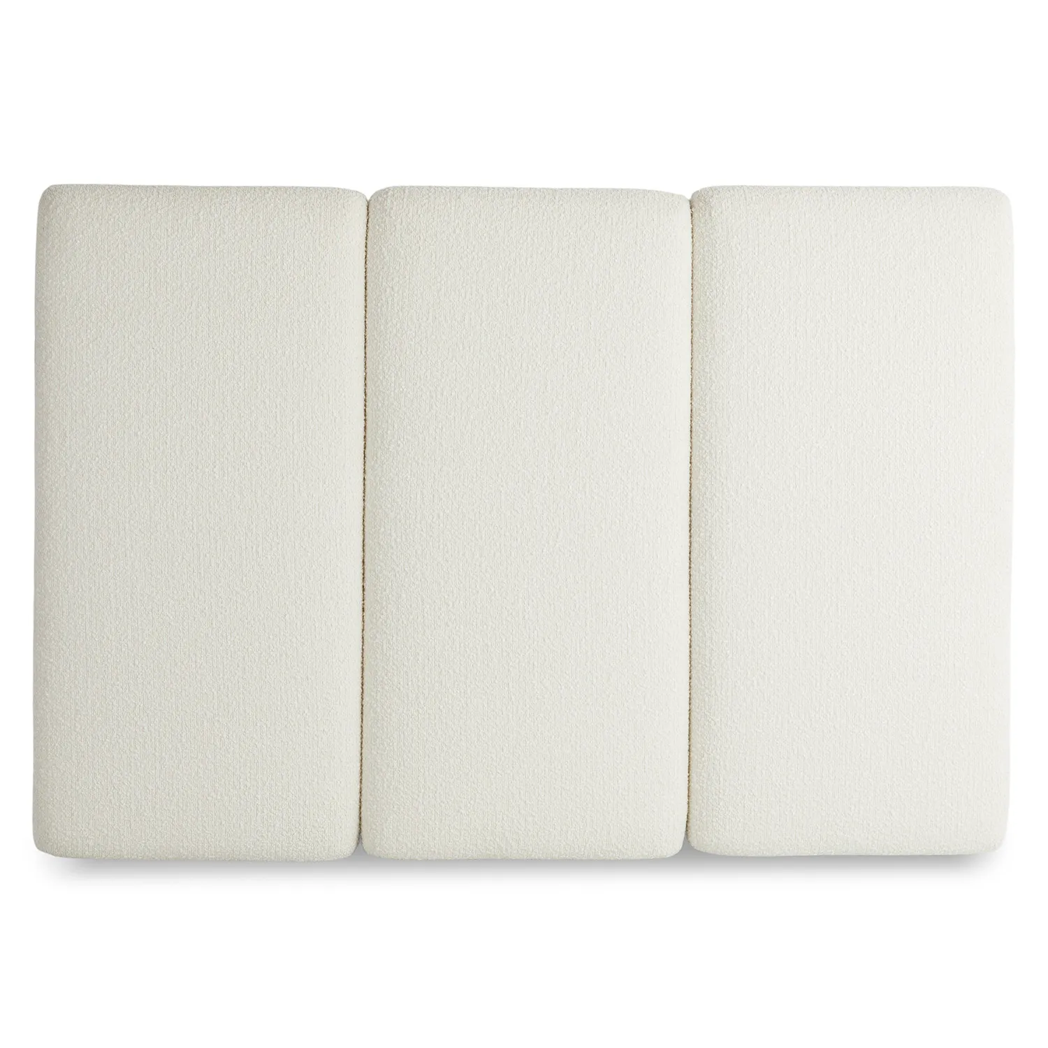 Noel Queen Headboard - Lunaria White Bouclé - Image 2