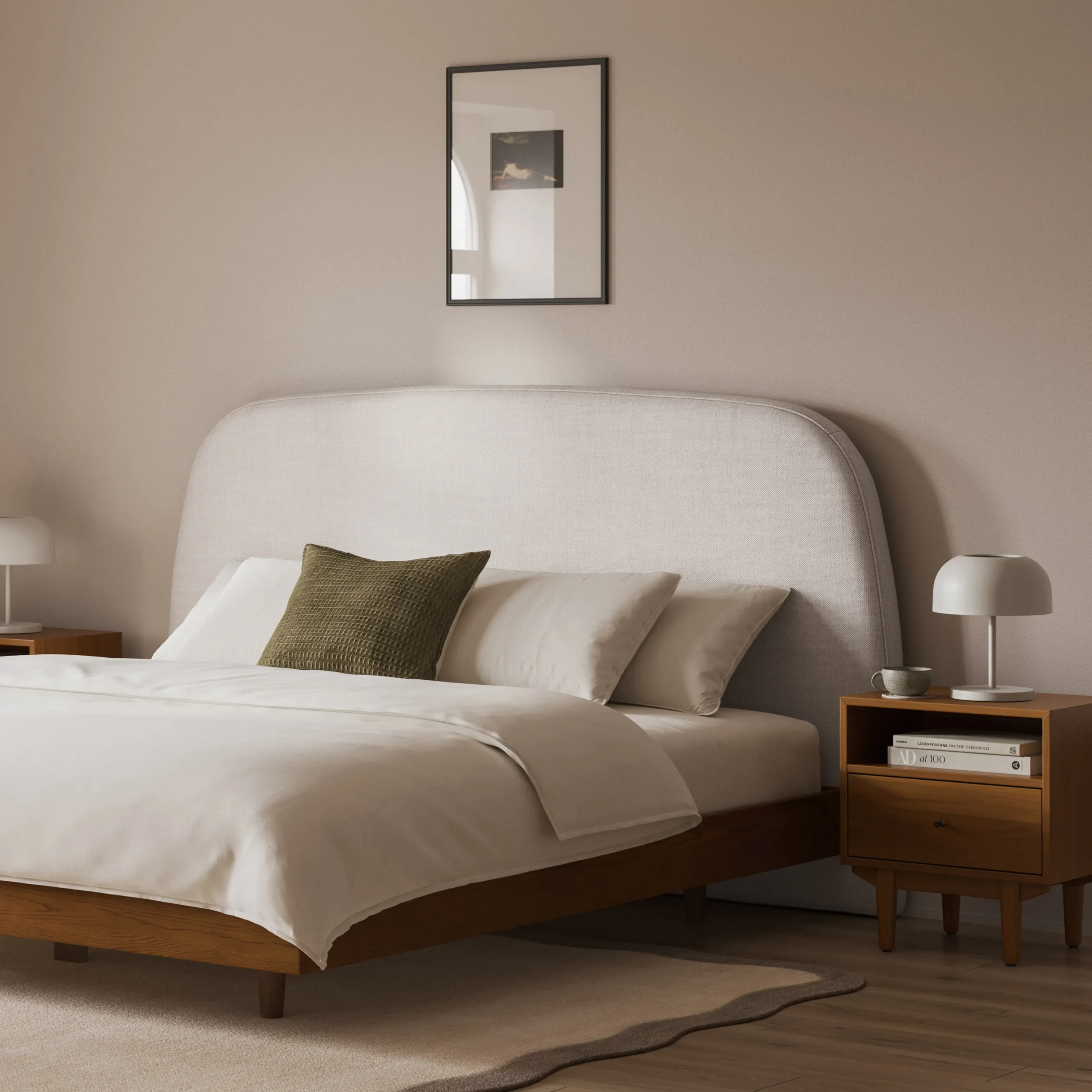 Kaleo King Headboard - Clay Taupe