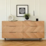 Nera 6-Drawer Double Dresser - Oak