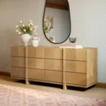 Ayra 6-Drawer Double Dresser - Natural Oak