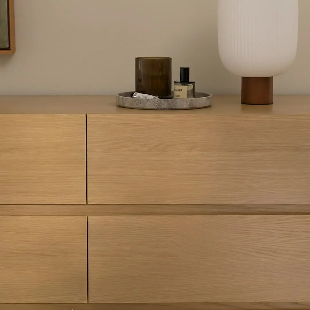 Leif 9-Drawer Triple Dresser - White Oak - Image 2
