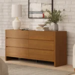 Leif 6-Drawer Double Dresser - Smoked Oak