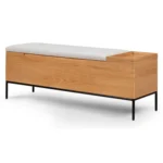 Thari 53_ Bench - Oak and Everest Gray