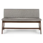Nosh 51.5_ Bench - Walnut and Quarry Gray