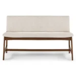 Nosh 51.5_ Bench - Walnut and Chalk Gray