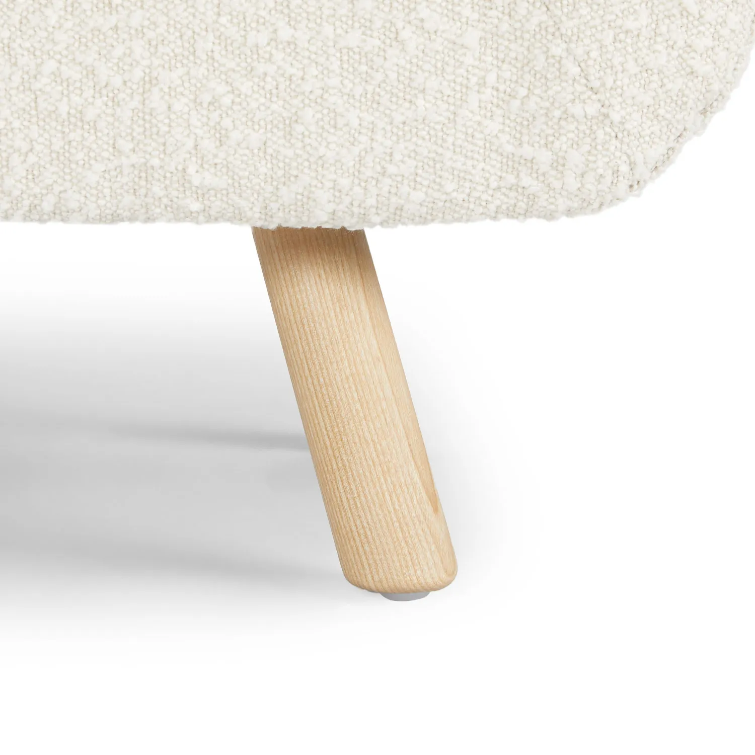 Gabriola 60_ Bench - Ivory Bouclé - Image 2