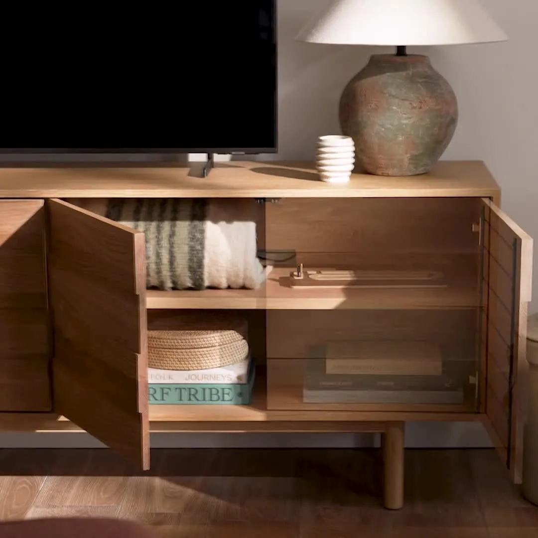 Merto 72_ Media Unit - Natural Oak - Image 2