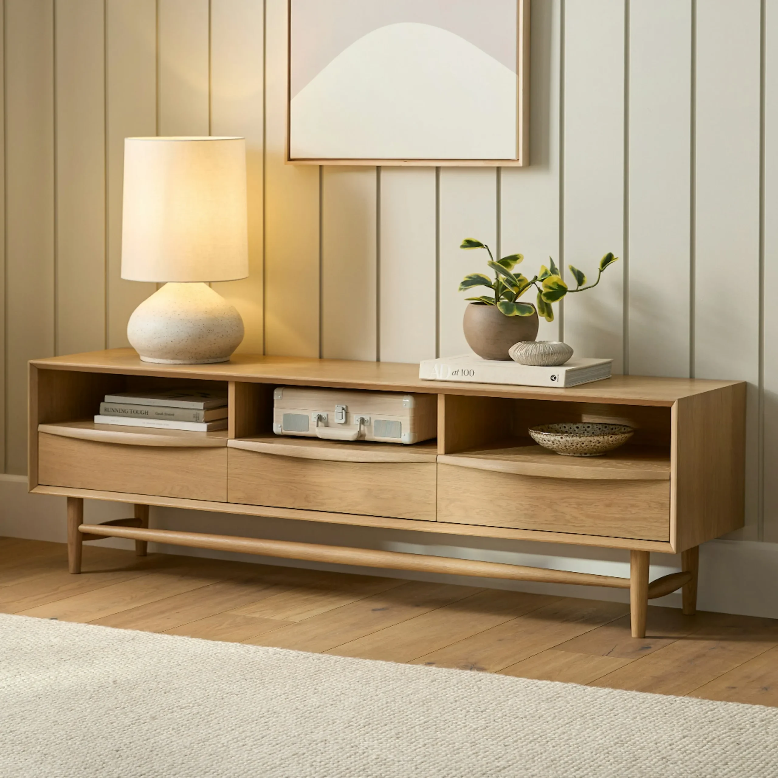 Lenia 63_ Low Media Unit - White Oak