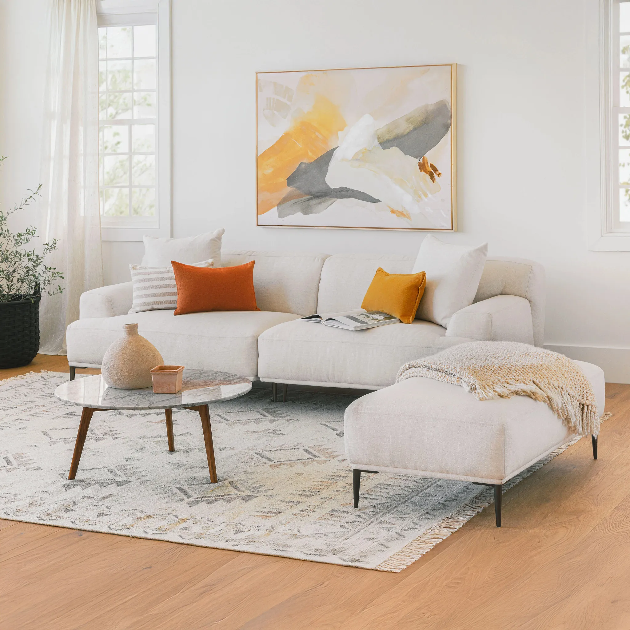 Abisko 45.5_ Ottoman - Quartz White
