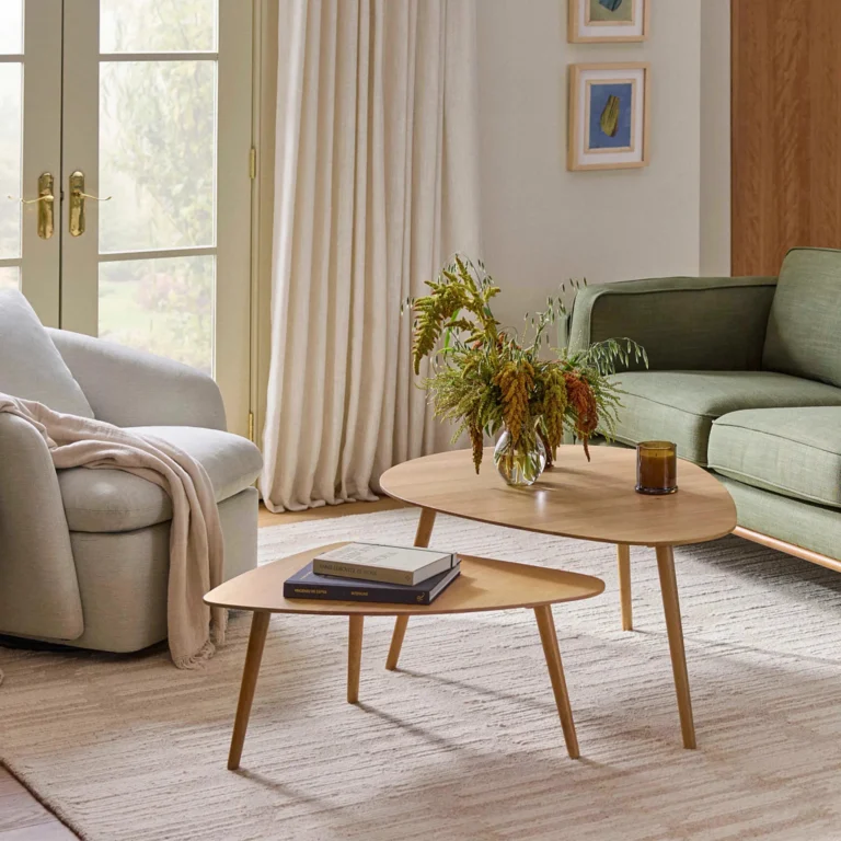 Amoeba 42.5_ Coffee Table - White Oak
