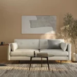 Clarus 31.5_ Glass Coffee Table - Walnut
