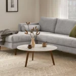 Mara 31.5_ Marble Coffee Table - Walnut